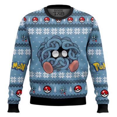 Hooktab Pokemon Gen 1 Tangela Ugly Christmas Sweater