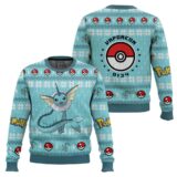 Hooktab Pokemon Gen 1 Vaporeon Ugly Christmas Sweater