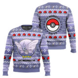Hooktab Pokemon Gen 1 Venomoth Ugly Christmas Sweater