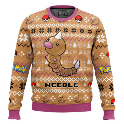 Hooktab Pokemon Gen 1 Weedle Ugly Christmas Sweater