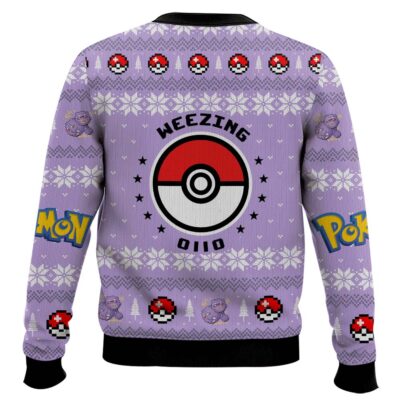 Hooktab Pokemon Gen 1 Weezing Ugly Christmas Sweater