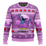 Hooktab Pokemon Gen 1 Zubat Ugly Christmas Sweater