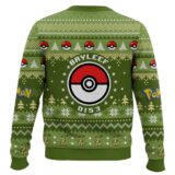 Hooktab Pokemon Gen 2 Bayleef Ugly Christmas Sweater