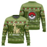 Hooktab Pokemon Gen 2 Bayleef Ugly Christmas Sweater