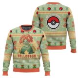 Hooktab Pokemon Gen 2 Bellossom Ugly Christmas Sweater