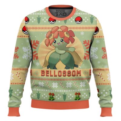 Hooktab Pokemon Gen 2 Bellossom Ugly Christmas Sweater