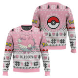 Hooktab Pokemon Gen 2 Blissey Ugly Christmas Sweater
