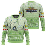 Hooktab Pokemon Gen 2 Celebi Ugly Christmas Sweater