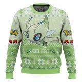 Hooktab Pokemon Gen 2 Celebi Ugly Christmas Sweater
