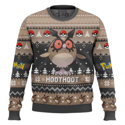 Hooktab Pokemon Gen 2 Hoothoot Ugly Christmas Sweater