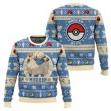 Hooktab Pokemon Gen 2 Mareep Ugly Christmas Sweater