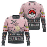 Hooktab Pokemon Gen 2 Miltank Ugly Christmas Sweater