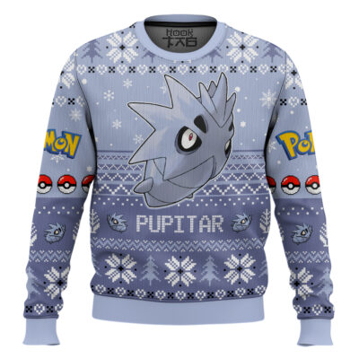 Hooktab Pokemon Gen 2 Pupitar Ugly Christmas Sweater