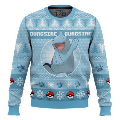 Hooktab Pokemon Gen 2 Quagsire Ugly Christmas Sweater