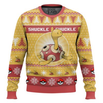 Hooktab Pokemon Gen 2 Shuckle Ugly Christmas Sweater