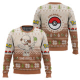 Hooktab Pokemon Gen 2 Smeargle Ugly Christmas Sweater