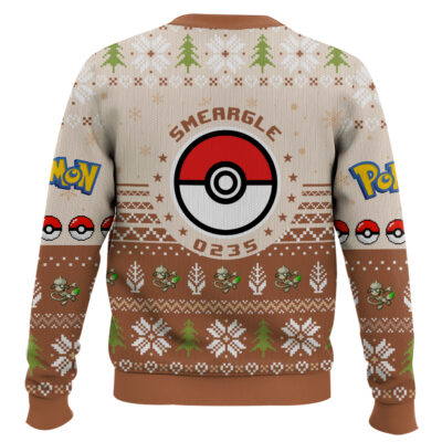 Hooktab Pokemon Gen 2 Smeargle Ugly Christmas Sweater
