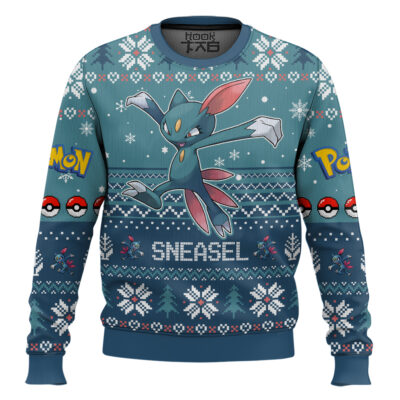 Hooktab Pokemon Gen 2 Sneasel Ugly Christmas Sweater