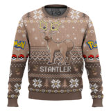 Hooktab Pokemon Gen 2 Stantler Ugly Christmas Sweater