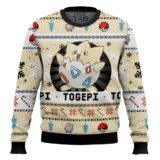 Hooktab Pokemon Gen 2 Togepi Ugly Christmas Sweater