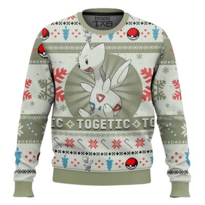 Hooktab Pokemon Gen 2 Togetic Ugly Christmas Sweater