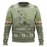 Hooktab Pokemon Gen 2 Tyranitar Ugly Christmas Sweater