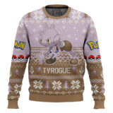 Hooktab Pokemon Gen 2 Tyrogue Ugly Christmas Sweater