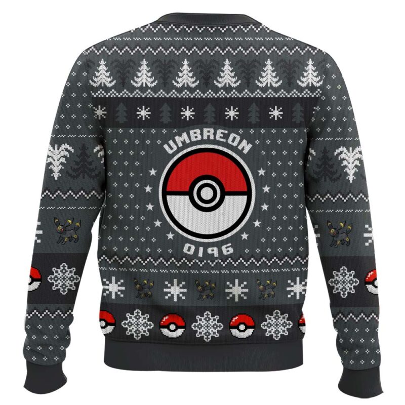 Hooktab Pokemon Gen 2 Umbreon Ugly Christmas Sweater Hooktab Pokemon Gen 2 Umbreon Ugly Christmas Sweater