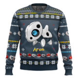 Hooktab Pokemon Gen 3 Aron Ugly Christmas Sweater