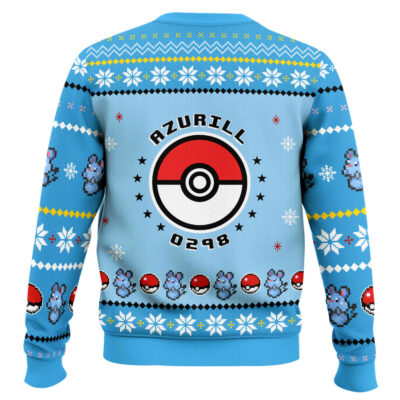 Hooktab Pokemon Gen 3 Azurill Ugly Christmas Sweater