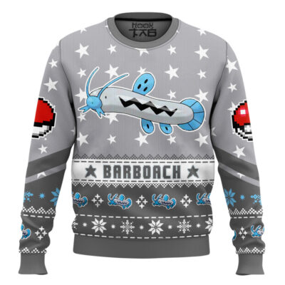 Hooktab Pokemon Gen 3 Barboach Ugly Christmas Sweater