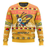 Hooktab Pokemon Gen 3 Beautifly Ugly Christmas Sweater