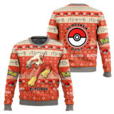 Hooktab Pokemon Gen 3 Blaziken Ugly Christmas Sweater
