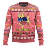 Hooktab Pokemon Gen 3 Carvanha Ugly Christmas Sweater