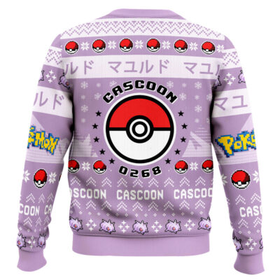 Hooktab Pokemon Gen 3 Cascoon Ugly Christmas Sweater