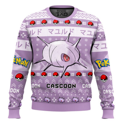 Hooktab Pokemon Gen 3 Cascoon Ugly Christmas Sweater