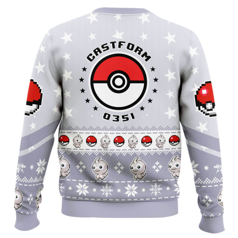Hooktab Pokemon Gen 3 Castform Ugly Christmas Sweater Hooktab Pokemon Gen 3 Castform Ugly Christmas Sweater