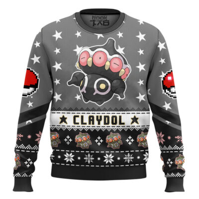 Hooktab Pokemon Gen 3 Claydol Ugly Christmas Sweater