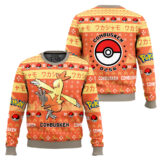 Hooktab Pokemon Gen 3 Combusken Ugly Christmas Sweater