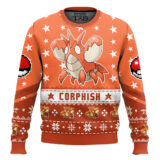 Hooktab Pokemon Gen 3 Corphish Ugly Christmas Sweater