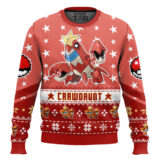 Hooktab Pokemon Gen 3 Crawdaunt Ugly Christmas Sweater