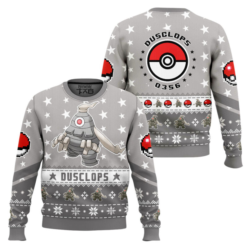 Hooktab Pokemon Gen 3 Dusclops Ugly Christmas Sweater Hooktab Pokemon Gen 3 Dusclops Ugly Christmas Sweater