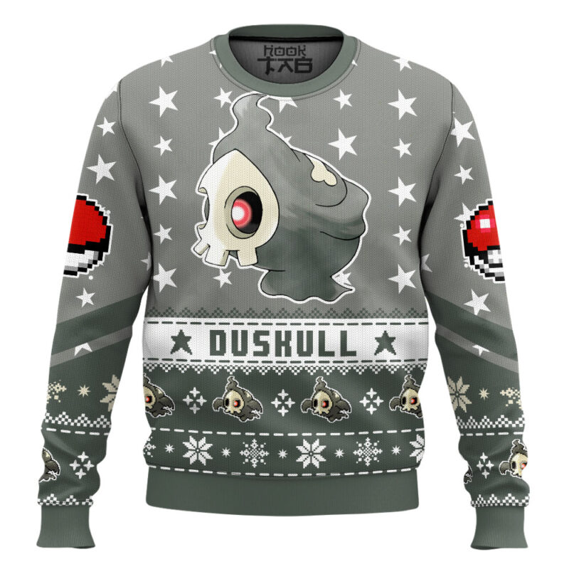 Hooktab Pokemon Gen 3 Duskull Ugly Christmas Sweater