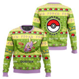 Hooktab Pokemon Gen 3 Dustox Ugly Christmas Sweater