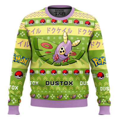 Hooktab Pokemon Gen 3 Dustox Ugly Christmas Sweater