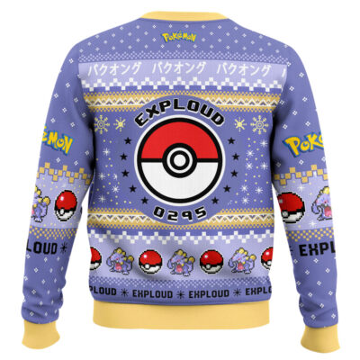 Hooktab Pokemon Gen 3 Exploud Ugly Christmas Sweater