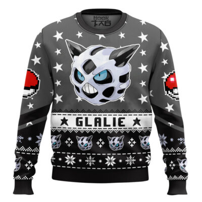 Hooktab Pokemon Gen 3 Glalie Ugly Christmas Sweater
