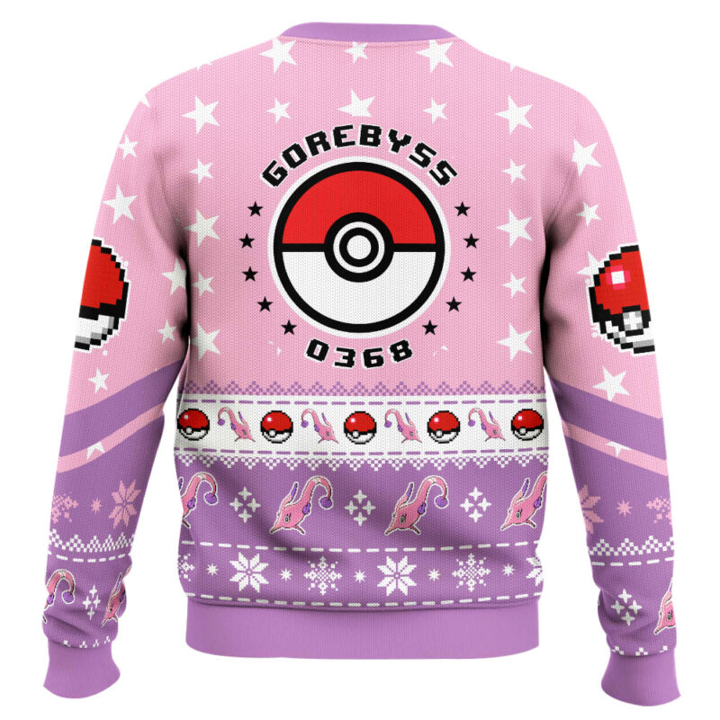 Hooktab Pokemon Gen 3 Gorebyss Ugly Christmas Sweater Hooktab Pokemon Gen 3 Gorebyss Ugly Christmas Sweater