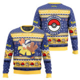 Hooktab Pokemon Gen 3 Hariyama Ugly Christmas Sweater