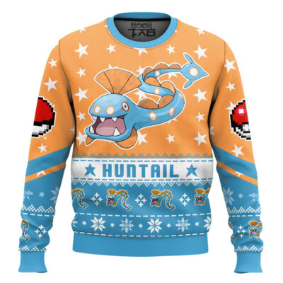 Hooktab Pokemon Gen 3 Huntail Ugly Christmas Sweater